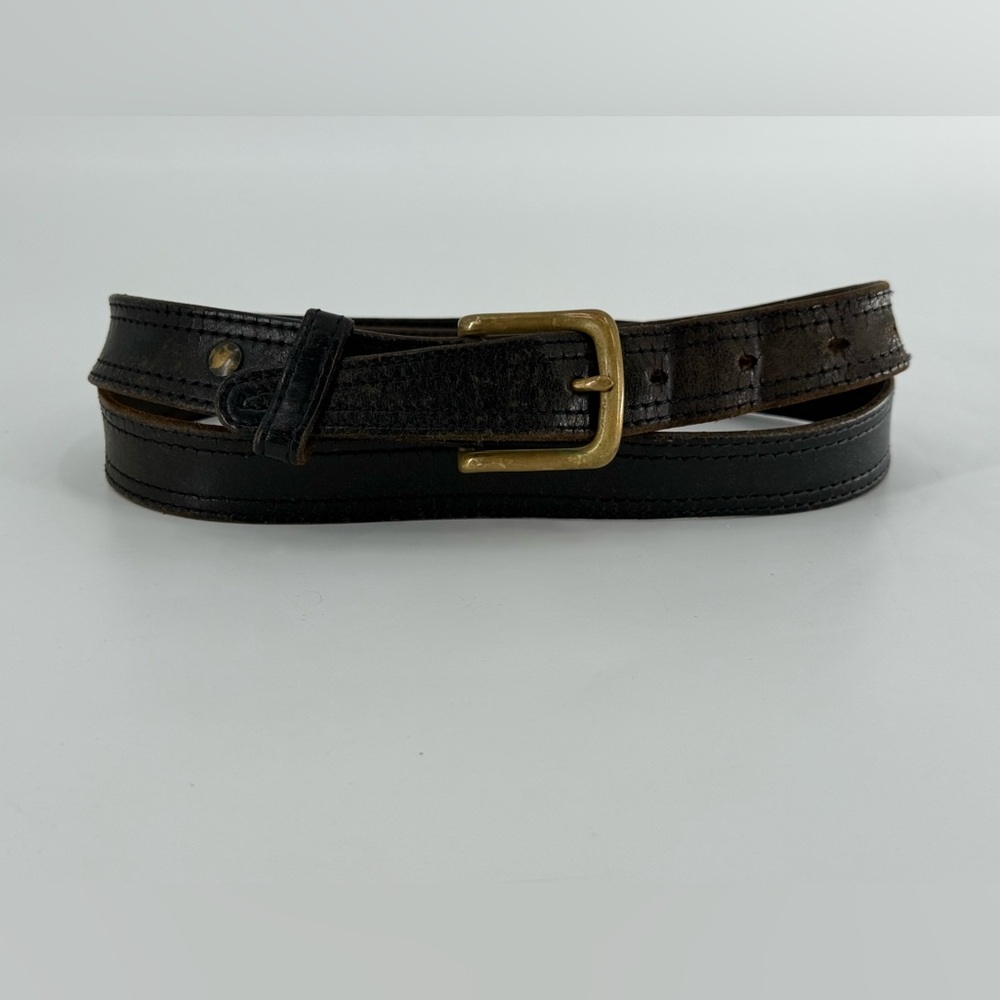 Vintage Worn In‎ Leather Casual Streetwear Workwear Grandpa Belt 46